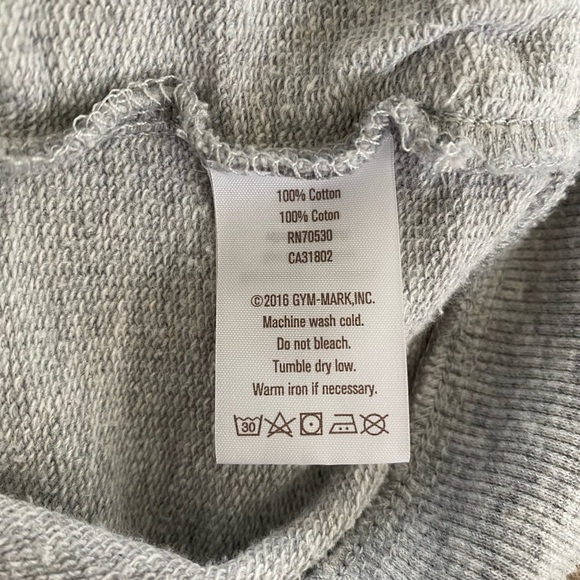 Crazy 8 Girls White and Gray Eyelet Lightweight Full Zip Sweatshirt Size 24M - Picture 8 of 9